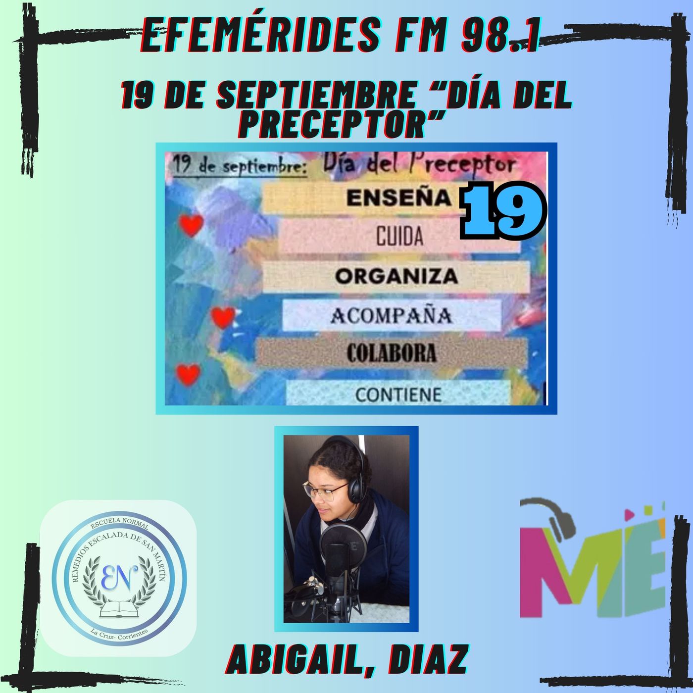 Efemérides radio escolar fm 98.1