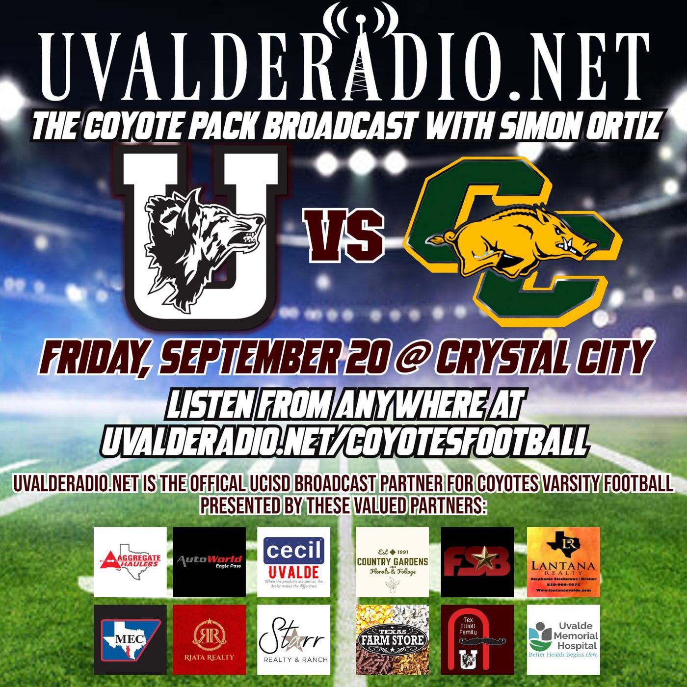9/20/24 VS Crystal City Javelinas episode artwork