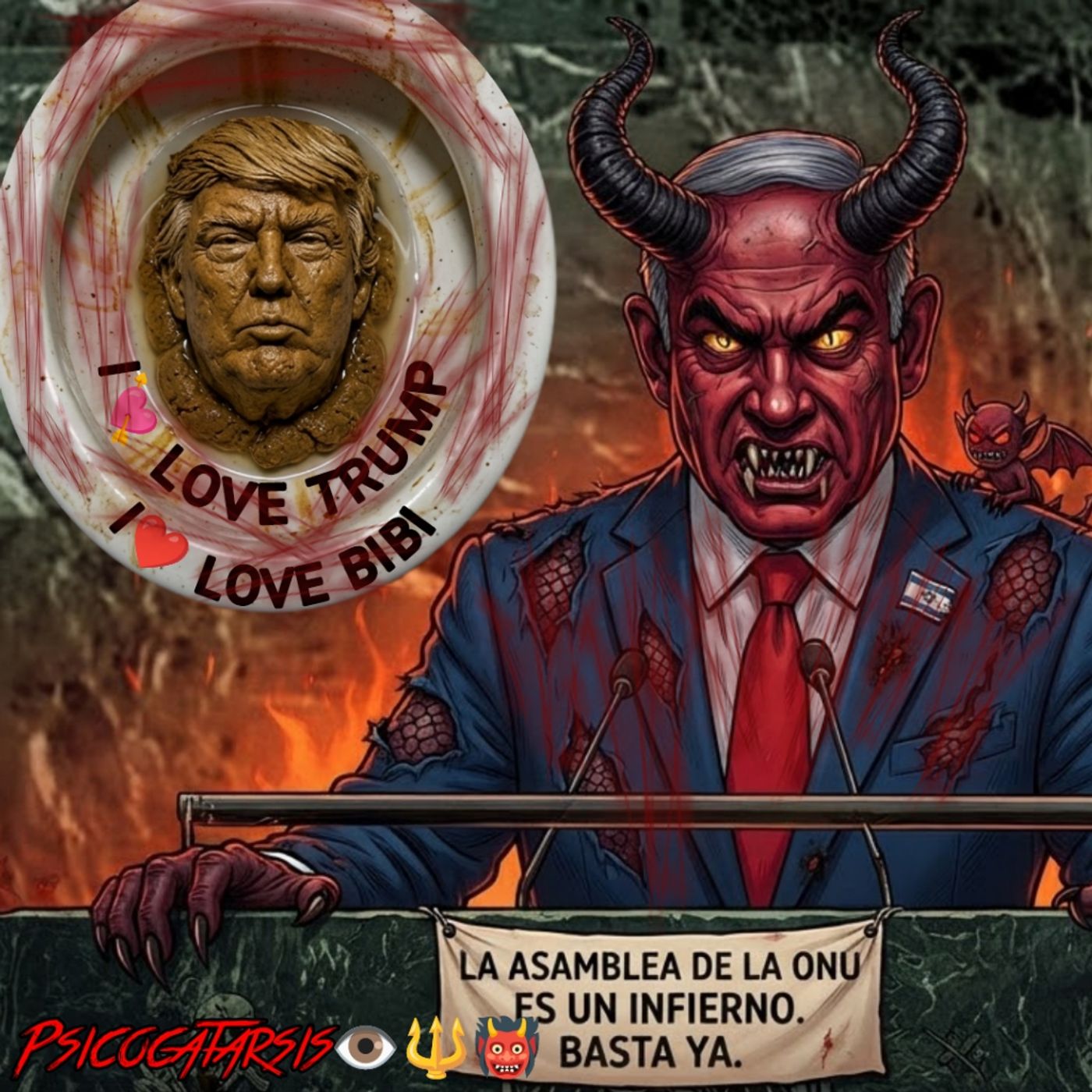 Mentiras completas del ASESINO DE NIÑOS, Benjamin Netanyahu en la Asamblea de la ONU episode artwork