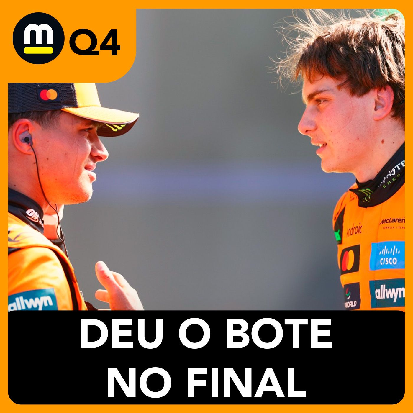 Piastri supera Norris por muito pouco no Q3 e é pole na Holanda! Bortoleto à frente de Hulk de novo!