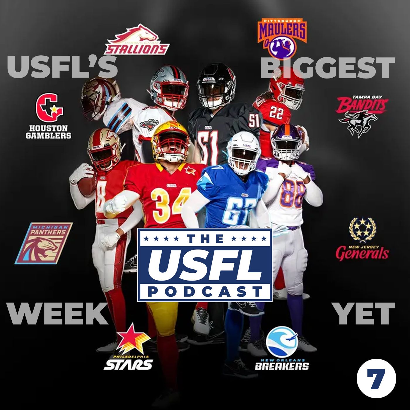 USFL Draft, Playoffs, Championship, Jerseys and A LOT MORE | USFL Podcast #7 episode artwork