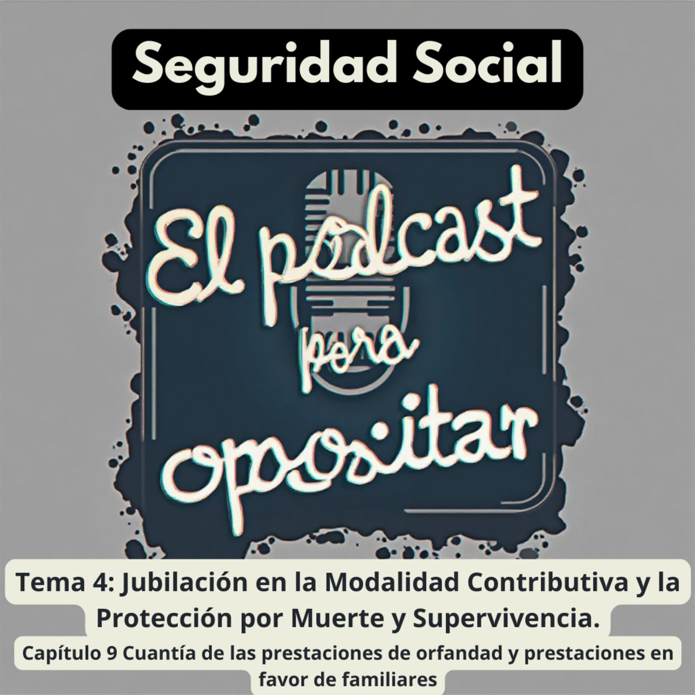 Oposiciones Seguridad Social. Tema 4: Jubilación en Modalidad Contributiva y la Protección por Muerte y Supervivencia. Capítulo 9: Cuantía d episode artwork
