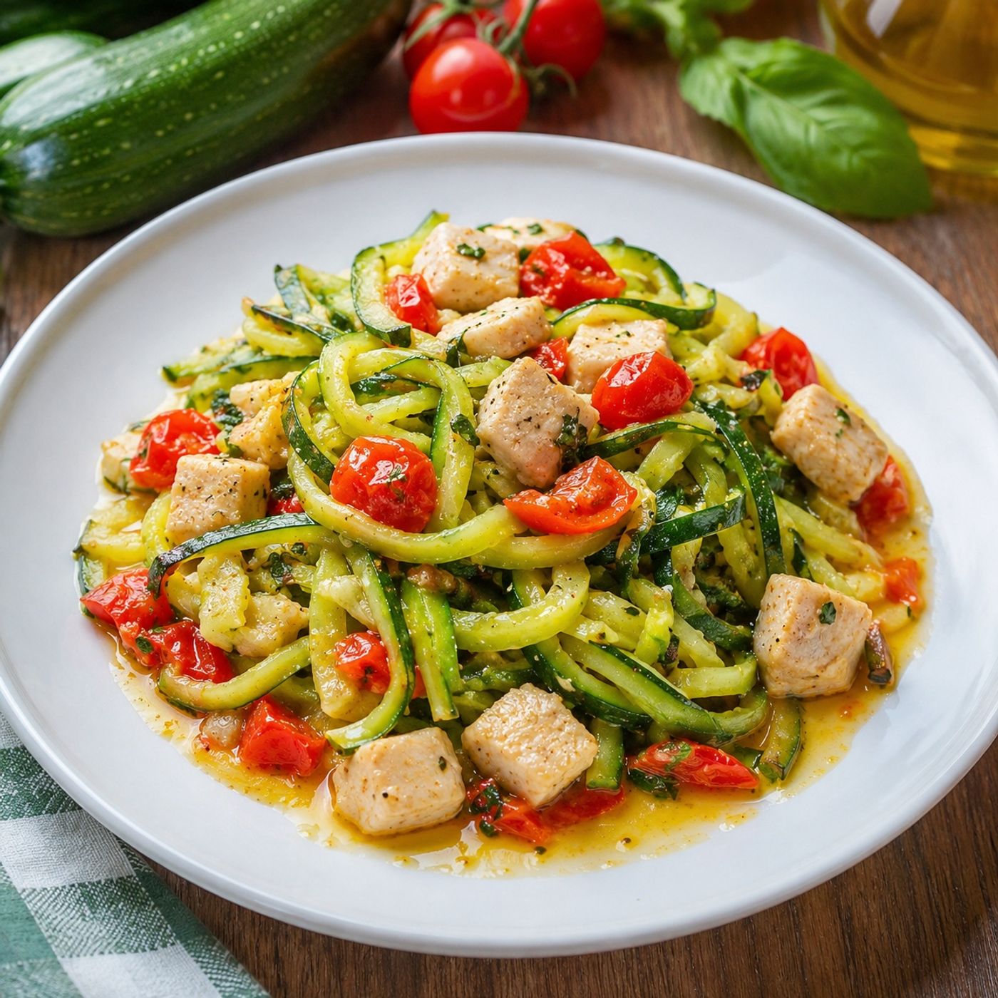 Tagliatelle di Zucchine con Pesce Spada e Pomodorini: Ricetta Leggera e Gustosa episode artwork