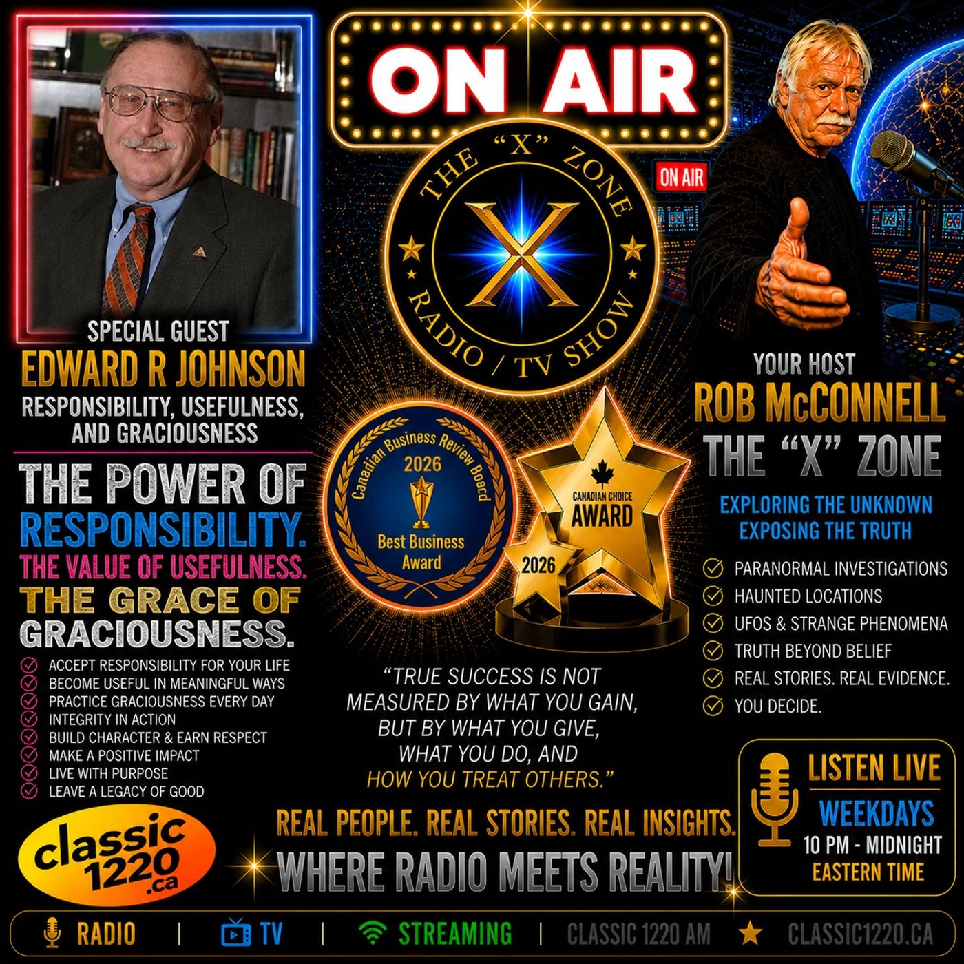 Rob McConnell Interviews - EDWARD R JOHNSON - Responsibility, Usefulness, and Graciousness episode artwork