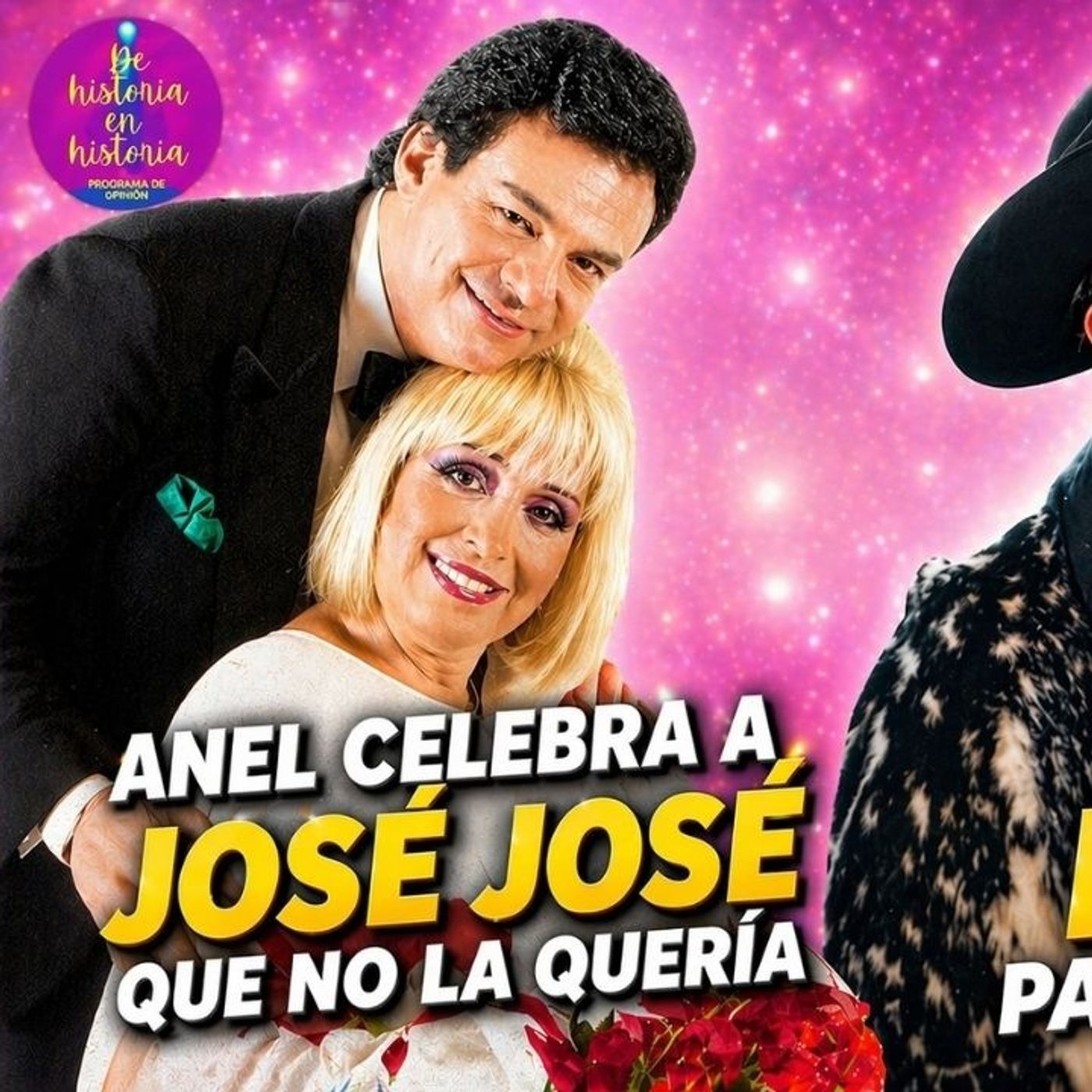Anel festeja a José José y no se hablaban.  La modelo de Noda, harta