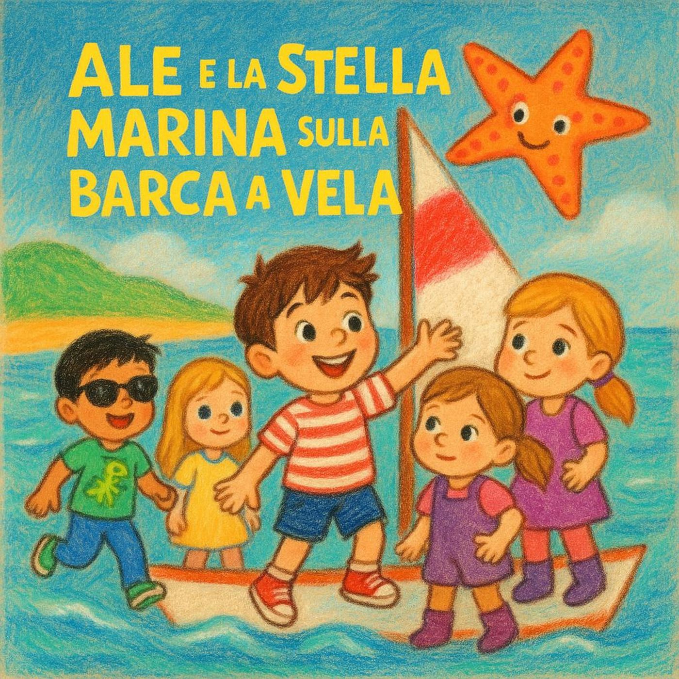 Ale e la Stella Marina sulla Barca a Vela