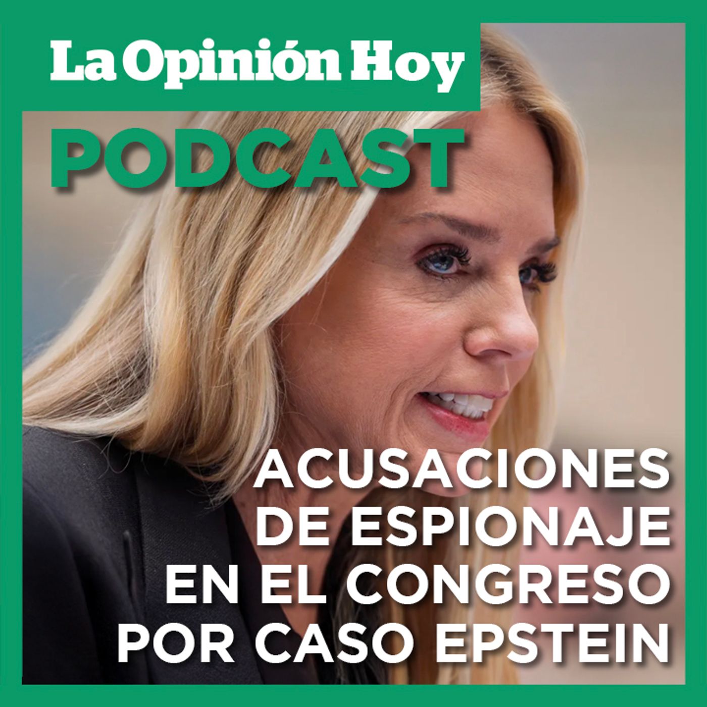 Imagen de Pam Bondi desata acusaciones de “espionaje” en el Congreso.