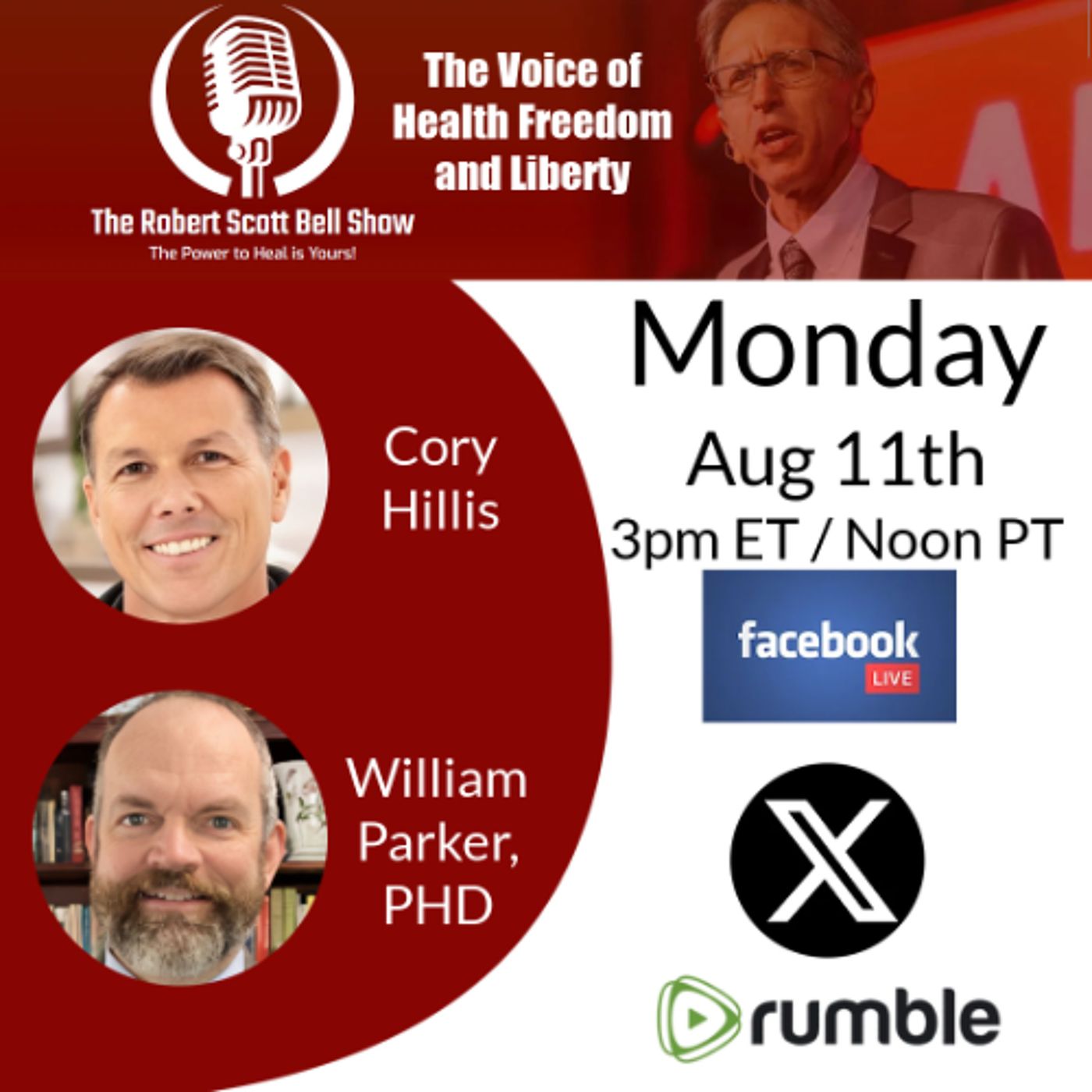 RFK Universal Vaccine, Cory Hillis, EMF Dangers, Kalium-Cyanatum, William Parker, Tylenol-Autism Link - The RSB Show 8-11-25 episode artwork