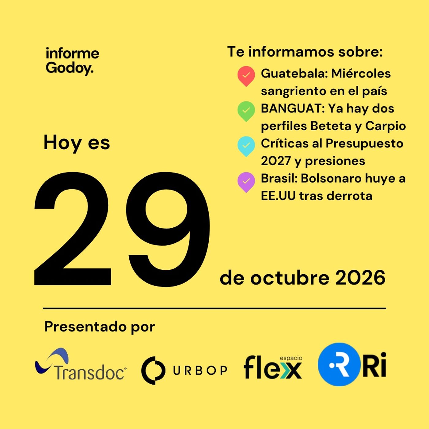 Portada de informeGodoy.