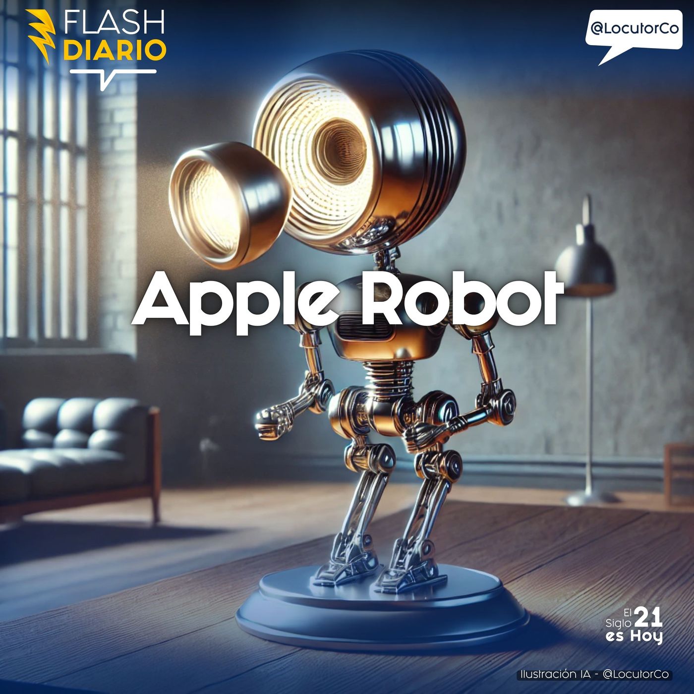 Apple se inspira en Pixar para su nueva lámpara robot