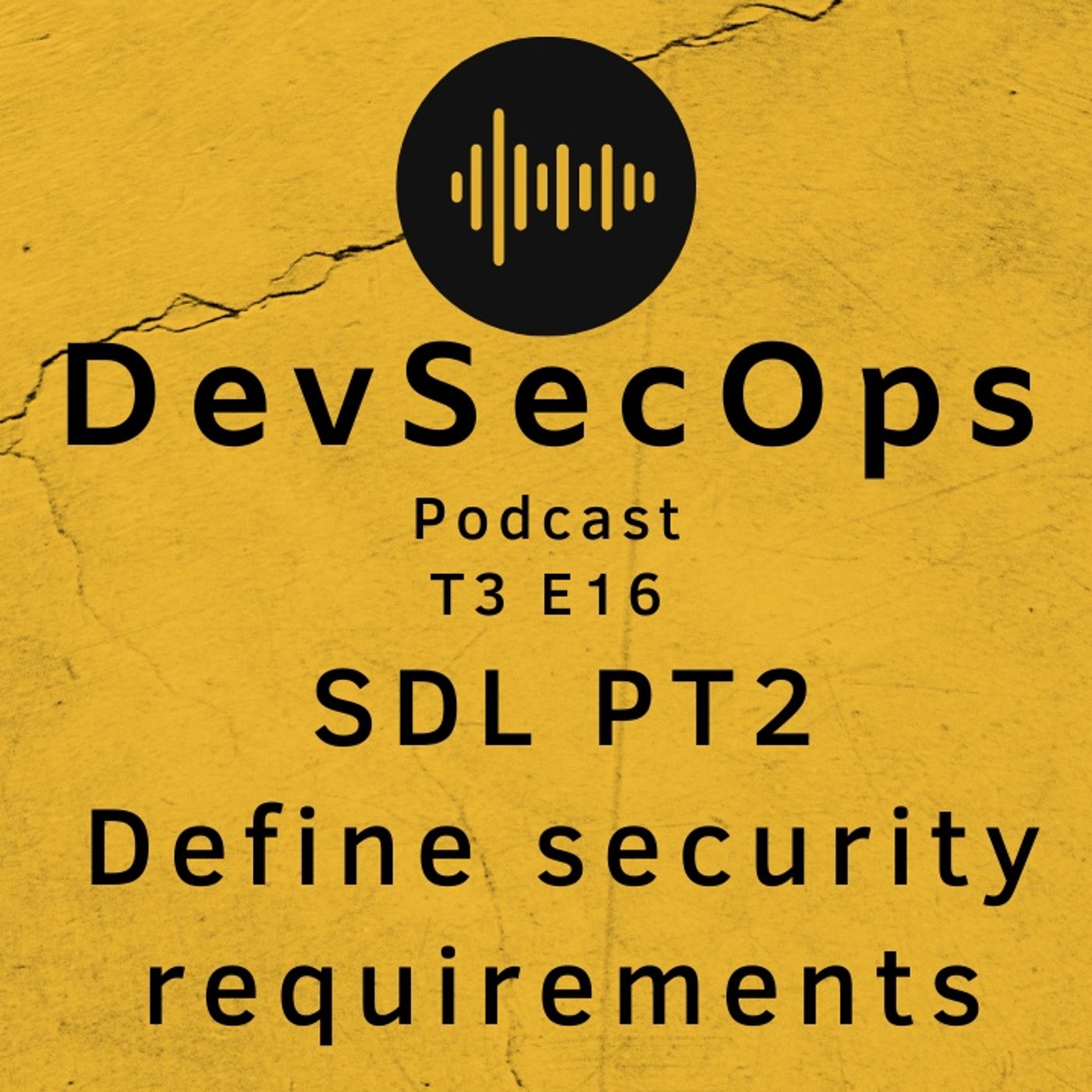 #16 - SDL PT2 - Define security requirements