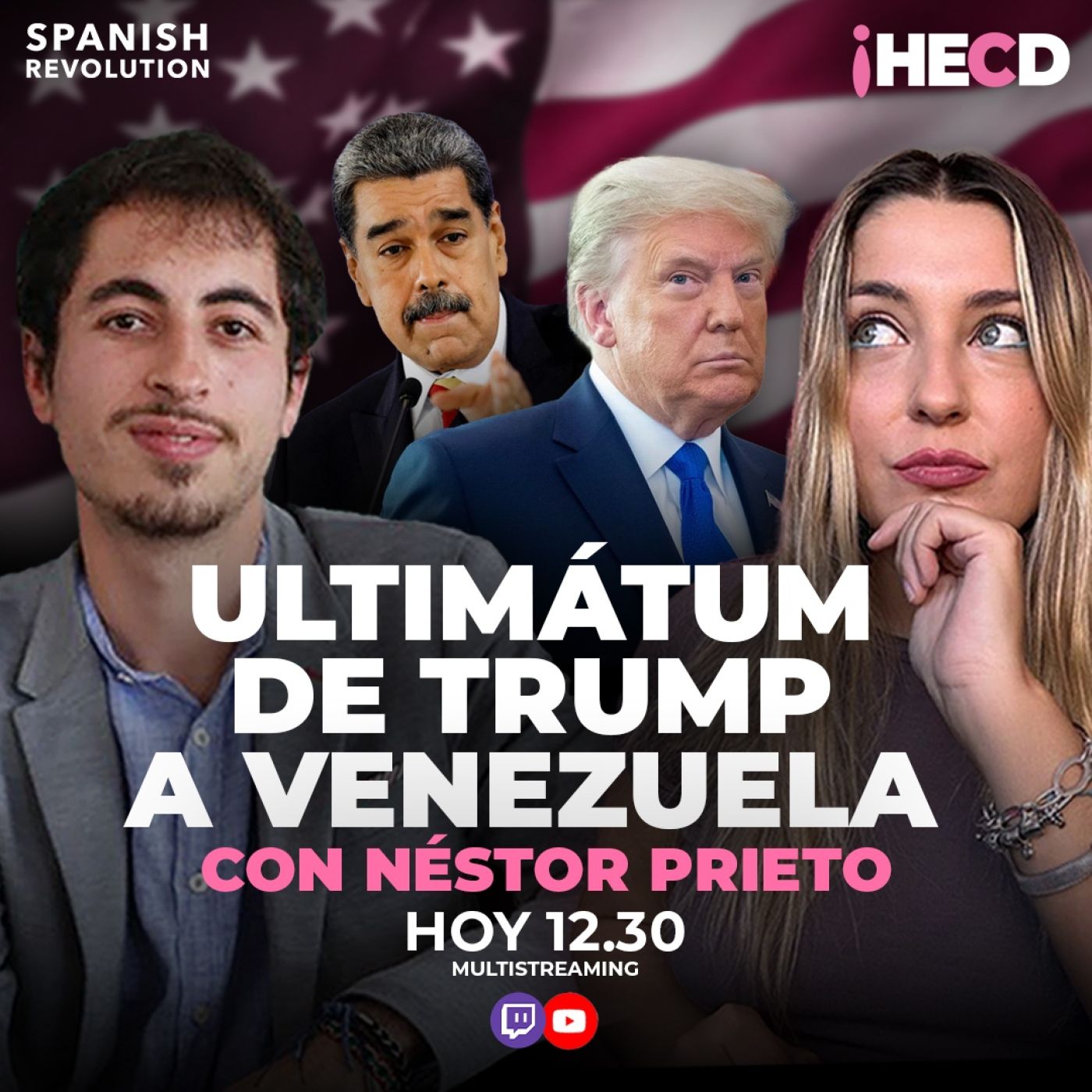 HECD! 580 Directo: A Vito no le gusta que le hagan un Vito + Trump VS Venezuela, con Néstor Prieto