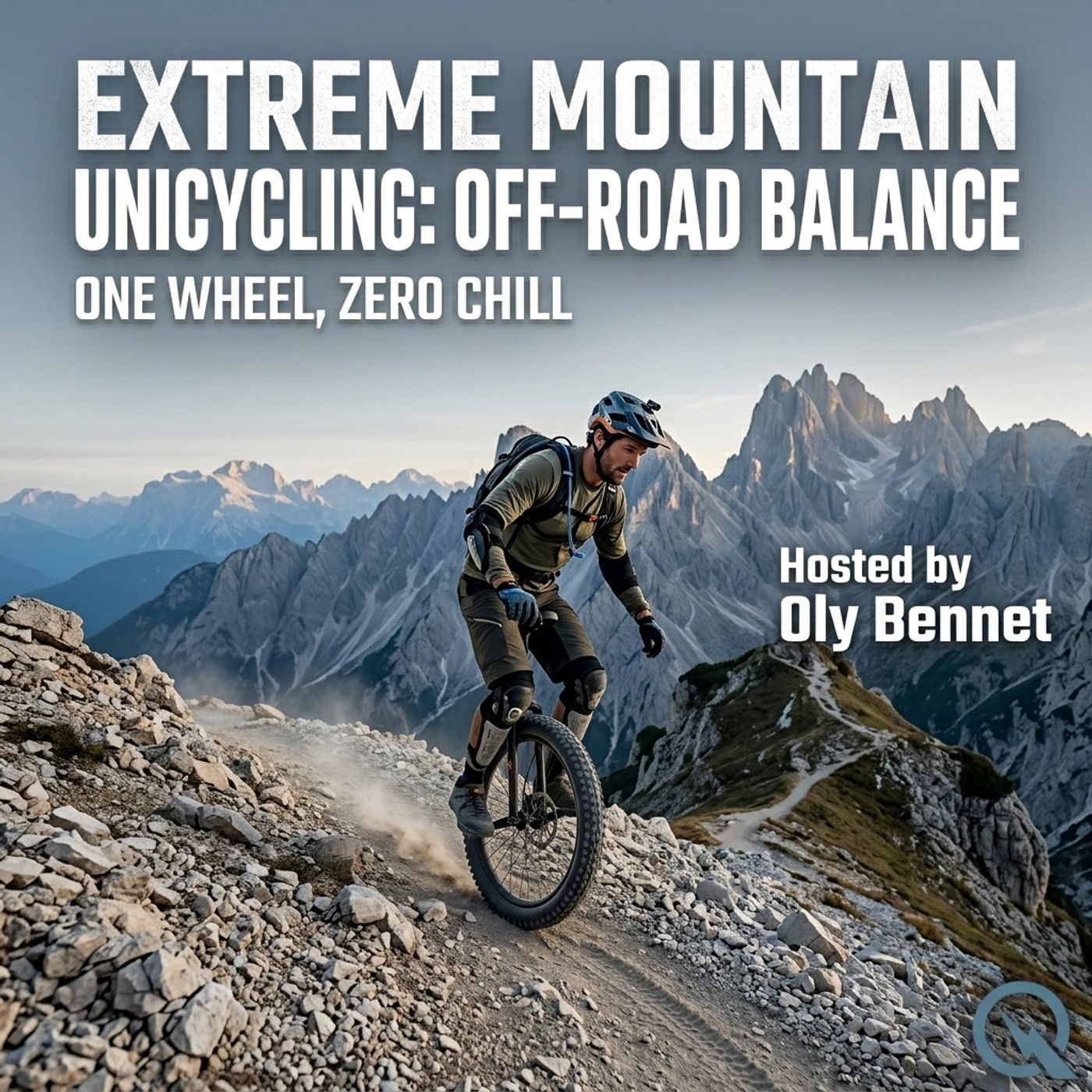 Extreme Mountain Unicycling: Off-Road Balance