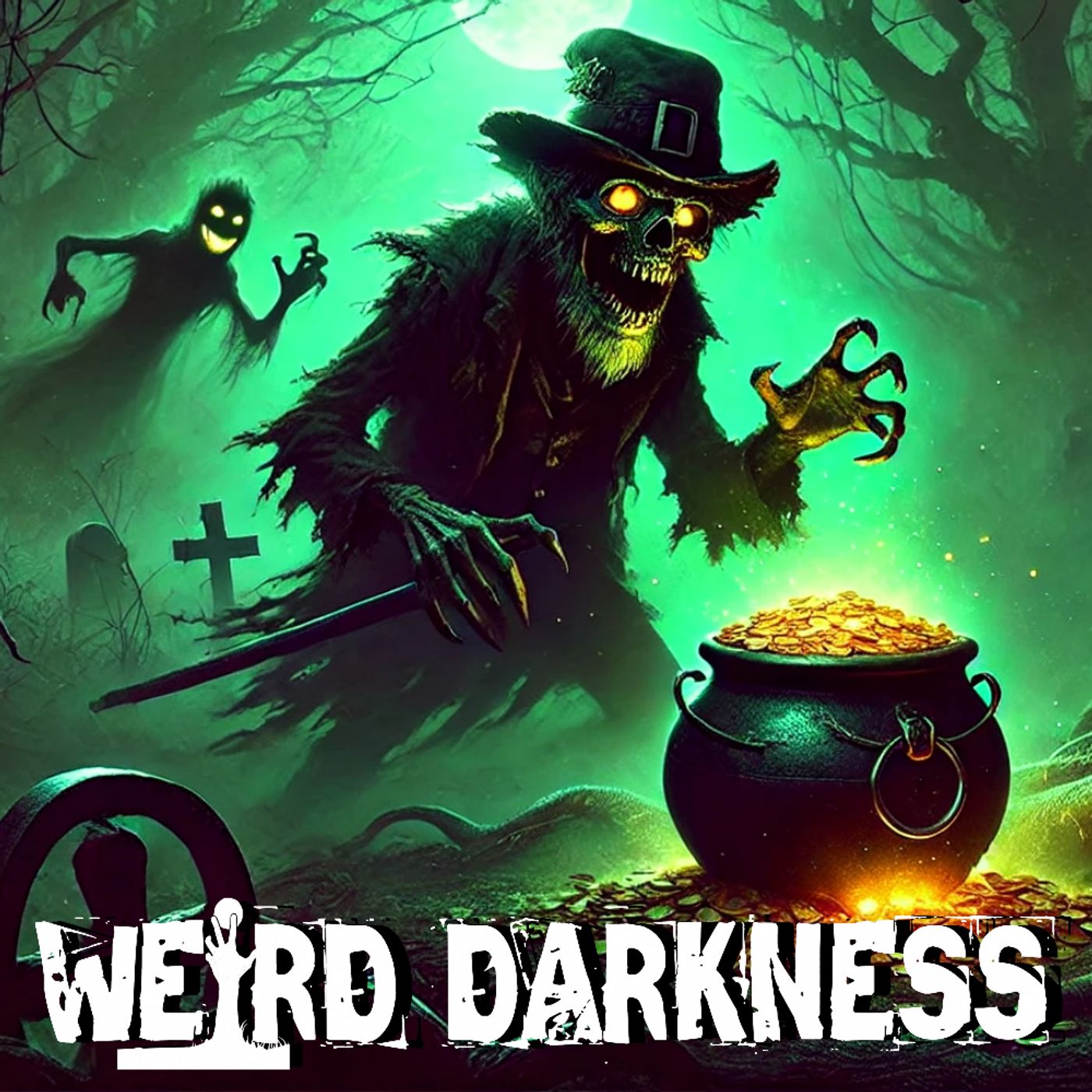 “LEPRECHAUNS, LEPRECHAUNISM, AND (REAL?) WEE-FOLK SIGHTINGS” #WeirdDarkness - podcast episode cover