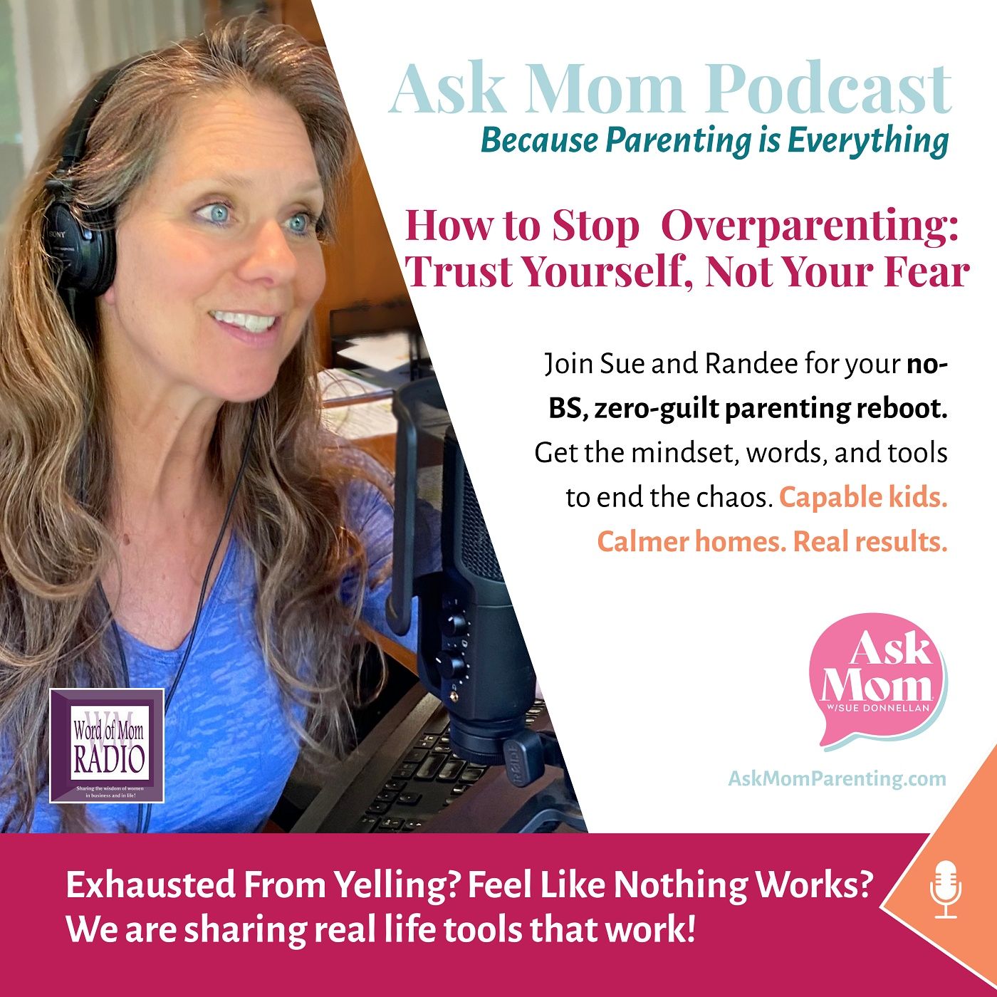 Stop Overparenting on Ask Mom Parenting with Sue Donnellan episode artwork