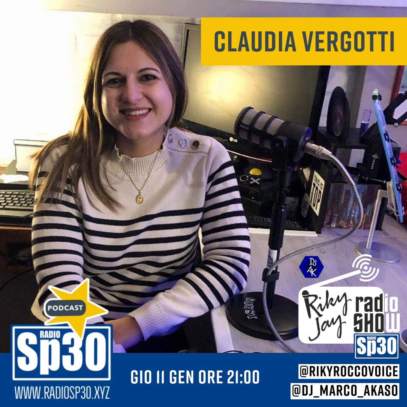 RikyJay Radio Show - ST.5 N.14 - Ospite Claudia Vergotti episode artwork