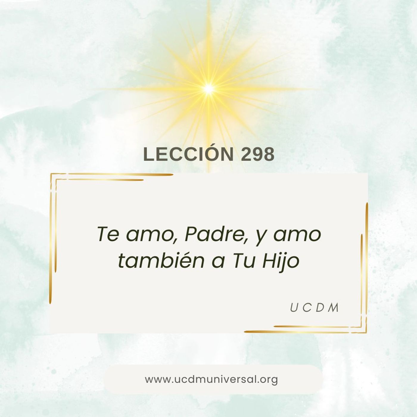 UCDM Universal LECCIÓN DEL DÍA