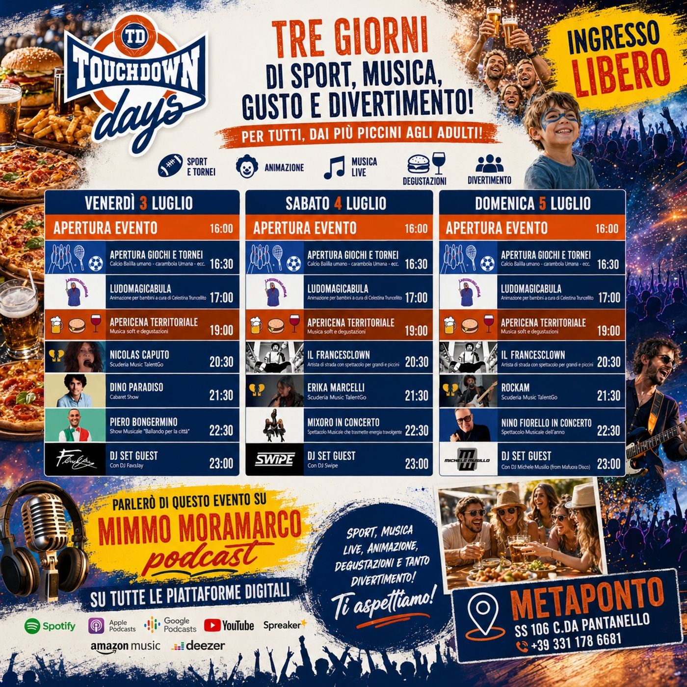 Serata evento al TouchDown in piena estate da non perdere episode artwork