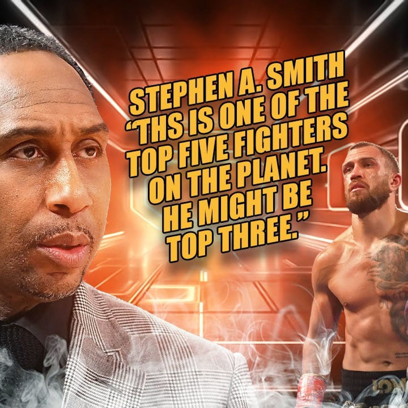 ☎️ Stephen A. "This is One of The Top Five Fighters On The Planet. Tank vs. Lomachenko in November❓ episode artwork