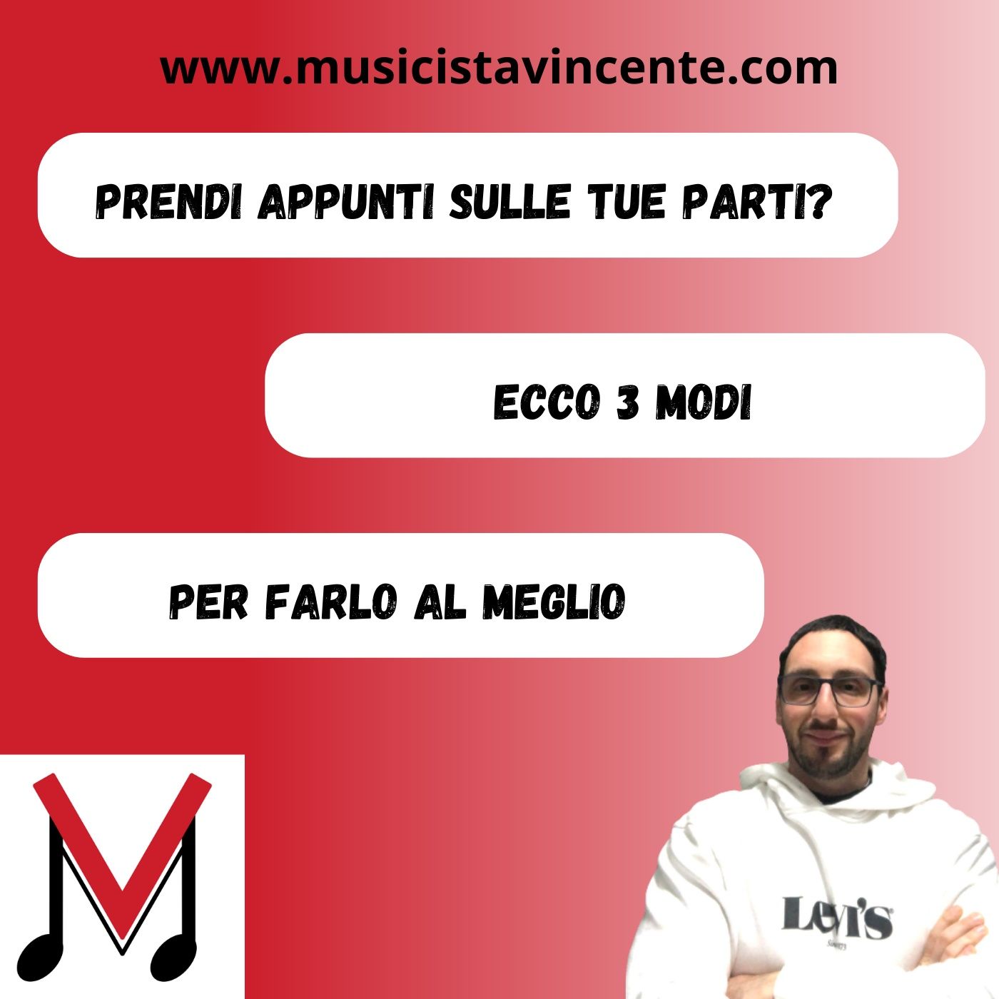 84 - Prendi appunti sulle tue parti? Ecco 3 modi per farlo al meglio! episode artwork