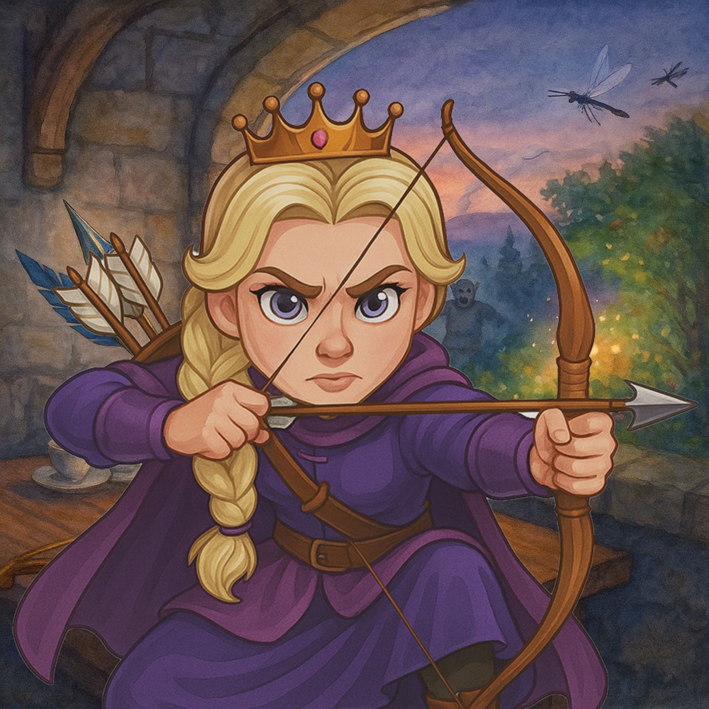 Aiming the Ogre Slayer Arrow