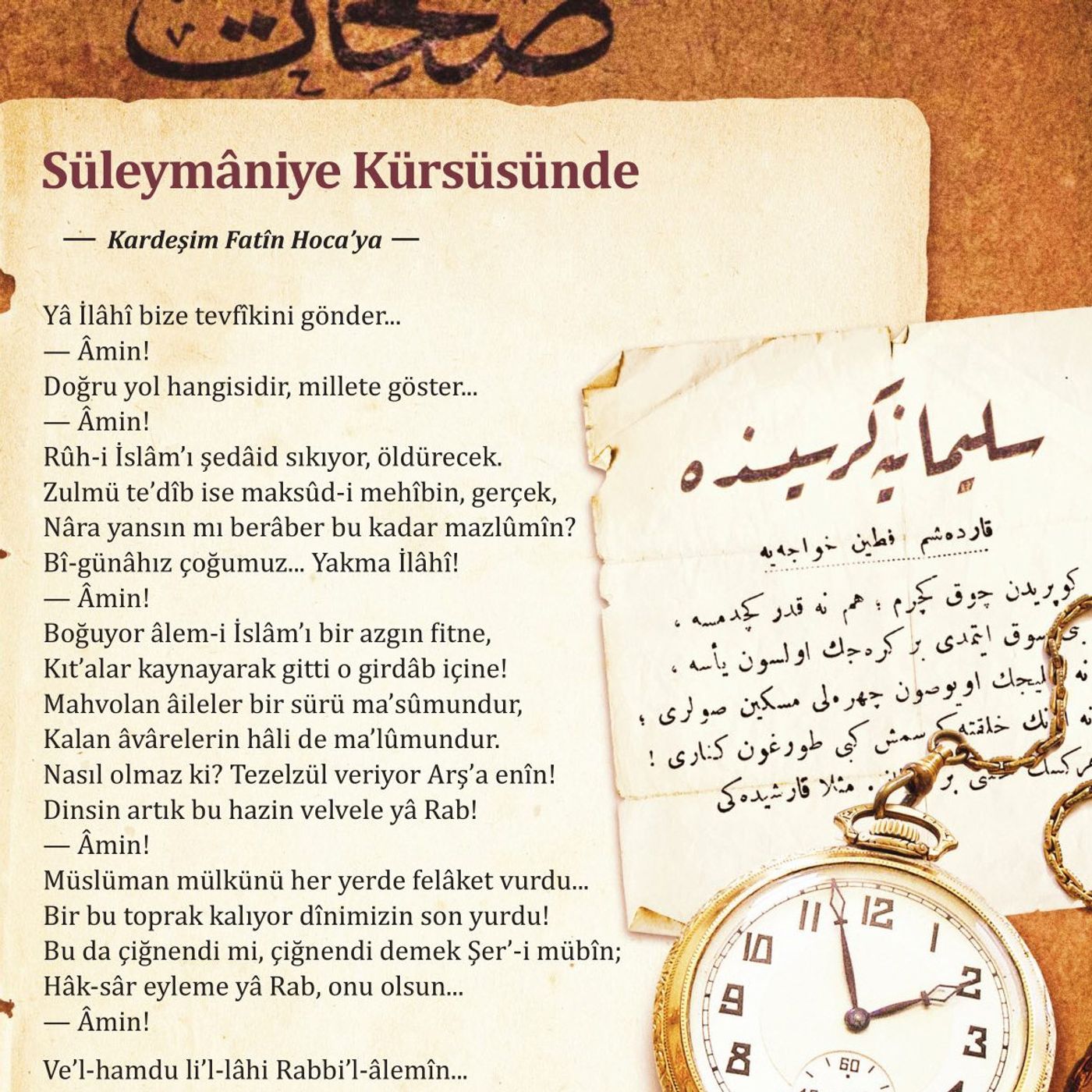 Süleymâniye Kürsüsünde -Kardeşim Fatin Hoca'ya- episode artwork