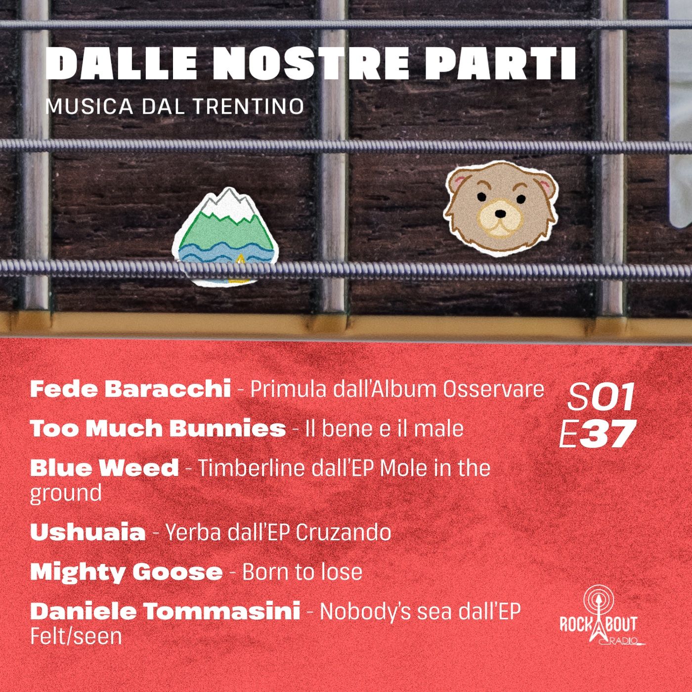 S02E37 - Fede Baracchi, Too much bunnies, Blue weed, Ushuaia, Mighty goose e Daniele Tommasini episode artwork