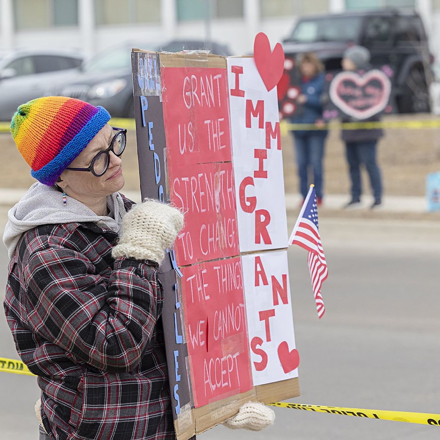 Sauk Valley group swaps anger for love on Valentine’s Day at rally against Trump administration policies episode artwork