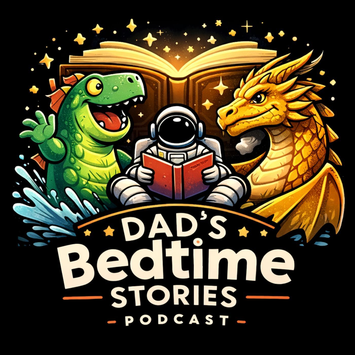 Magic Library and the Mutant Fish of Blackwater Creek | Bedtime Story for Kids