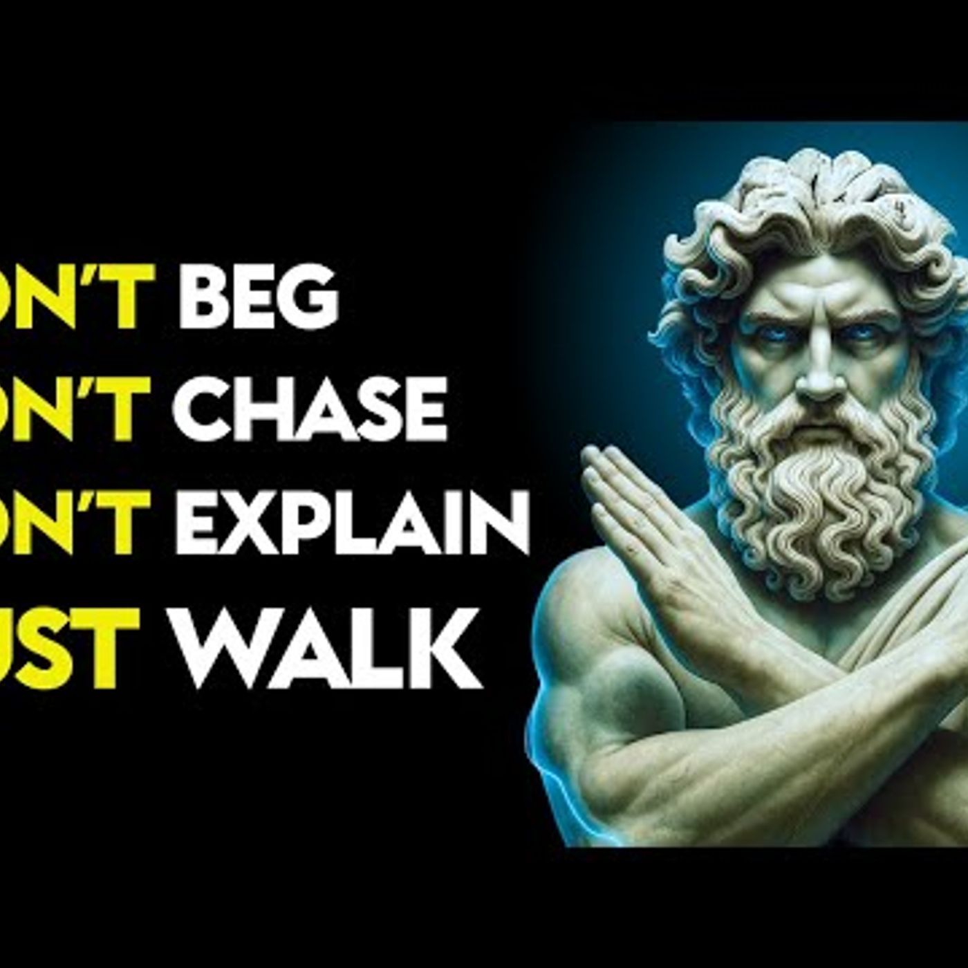 Don’t Chase, Don’t Beg, Don’t Explain – Let Your Silence Speak Louder Than Words _ Stoic habits episode artwork