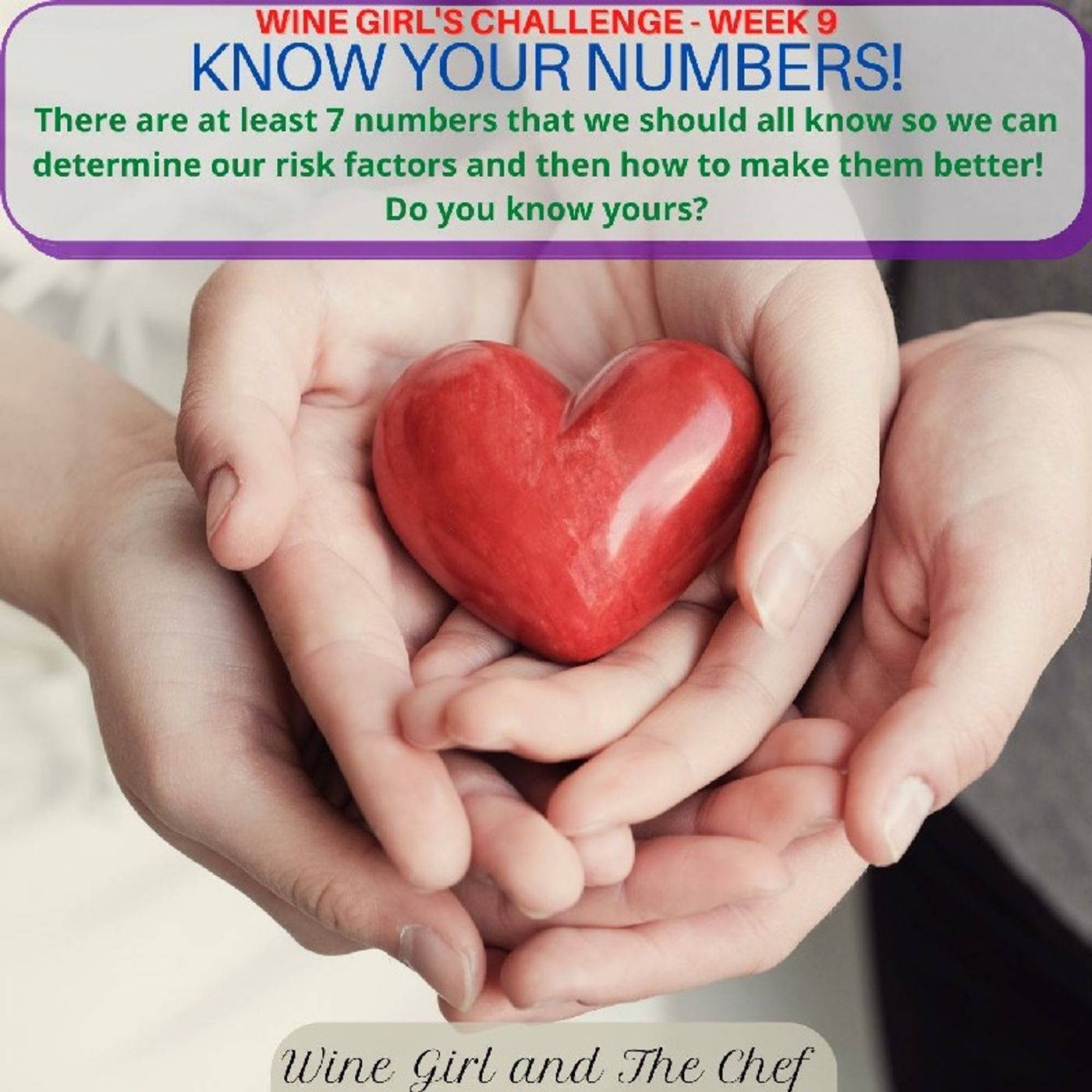 Wine Girl's Healthy Challenge, take a walk while you listen - Week 9 - What's Your Number? episode artwork