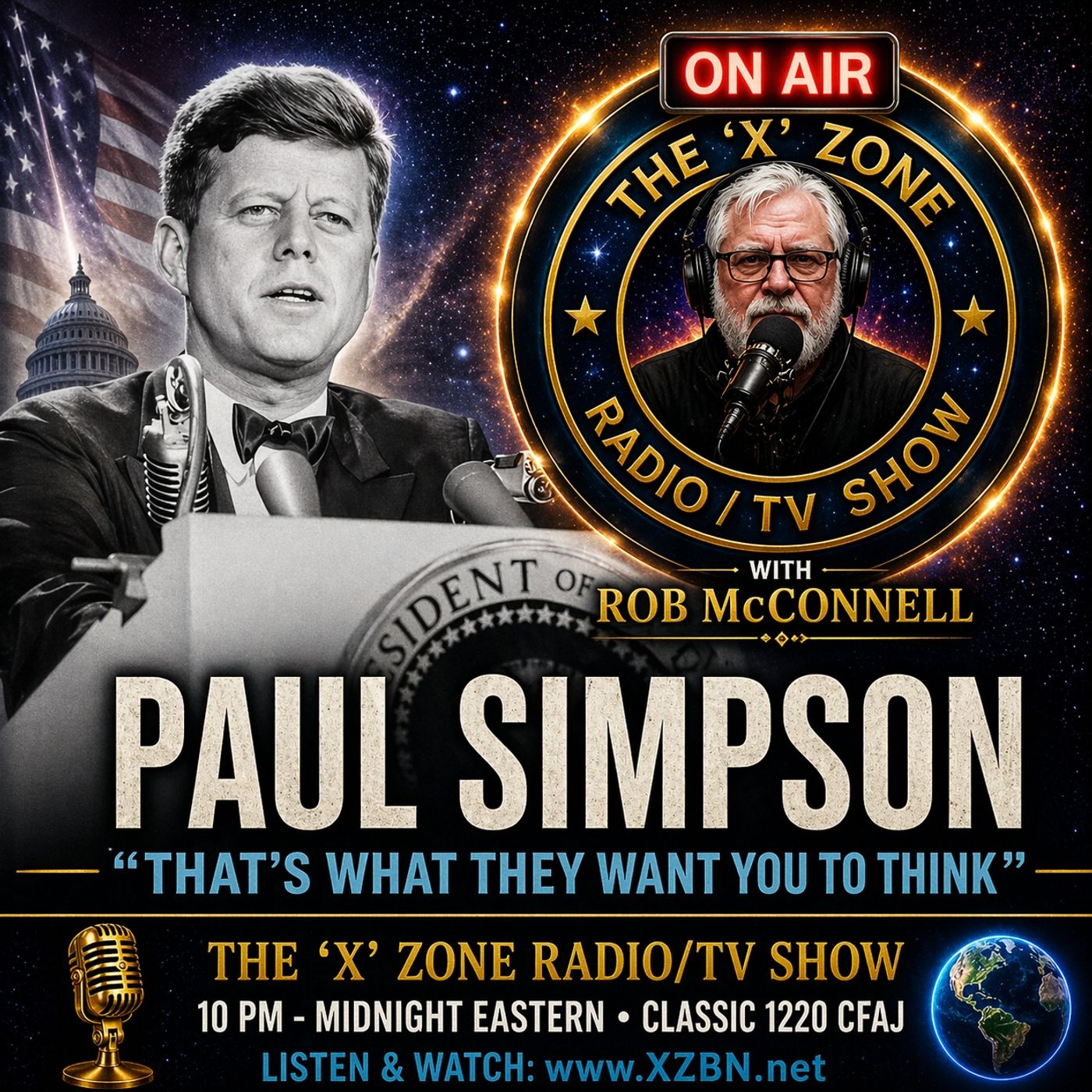 Rob McConnell Interviews - PAUL SIMPSON - That's What They Want You To Think