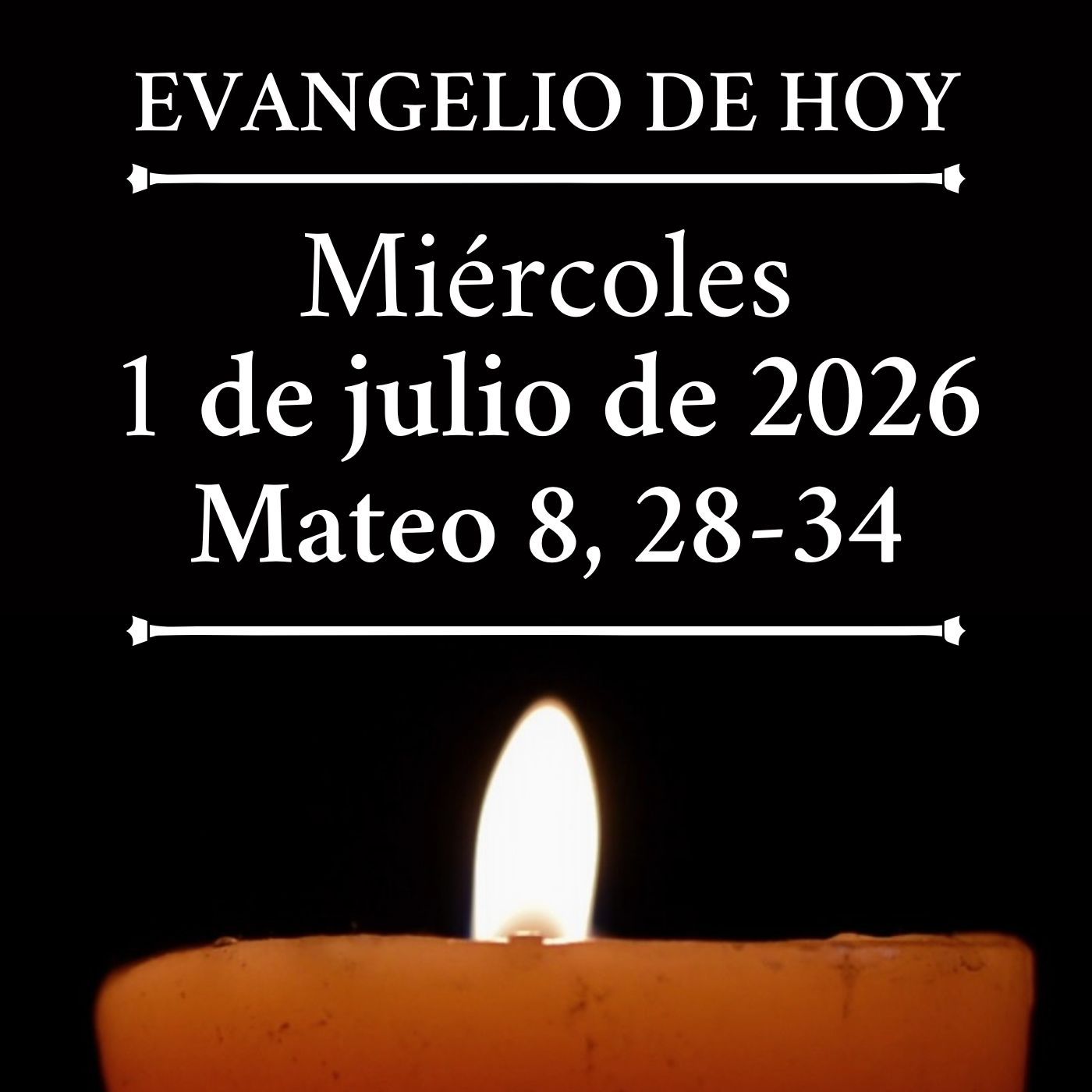 Evangelio del miércoles 1 de julio de 2026 - «Id» episode artwork