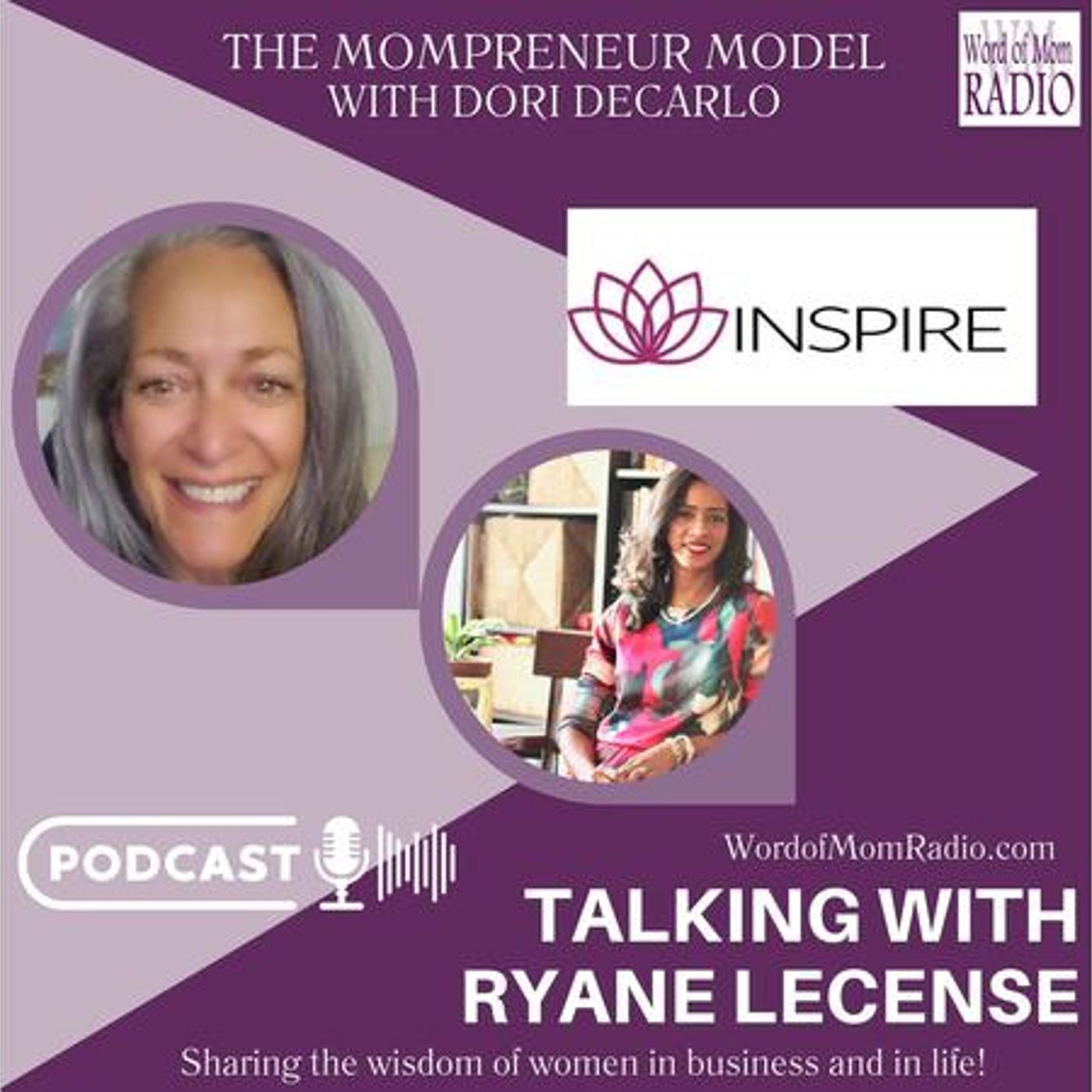 Ryane LeCense Joins Dori DeCarlo on The Mompreneur Model Show on WoMRadio