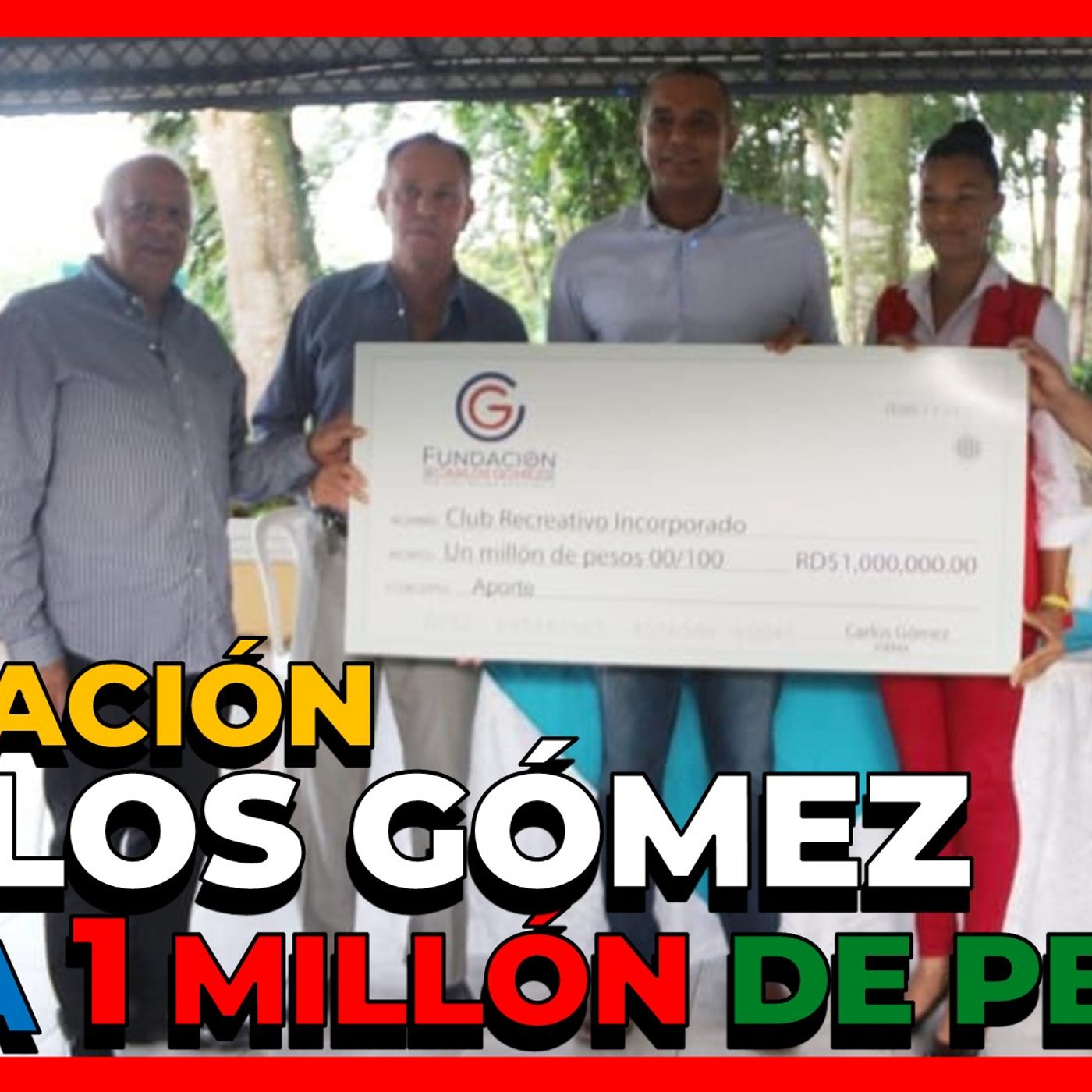 FUNDACIÓN CARLOS GÓMEZ HACE APORTE DE  UN MILLÓN DE PESOS PARA PARQUE INFANTIL episode artwork