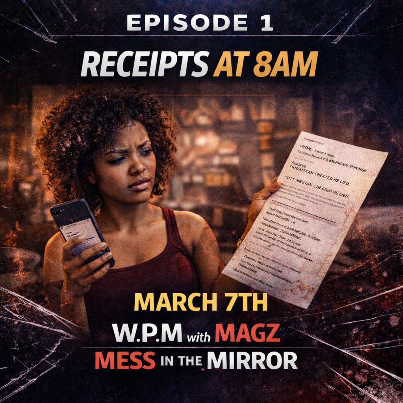 Mess In The Mirror Episode 1 "Receipts at 8AM" episode artwork