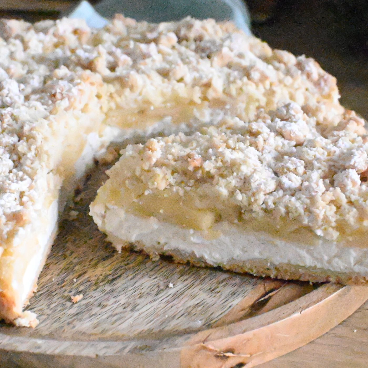 Crostata Mele e Ricotta Senza Burro