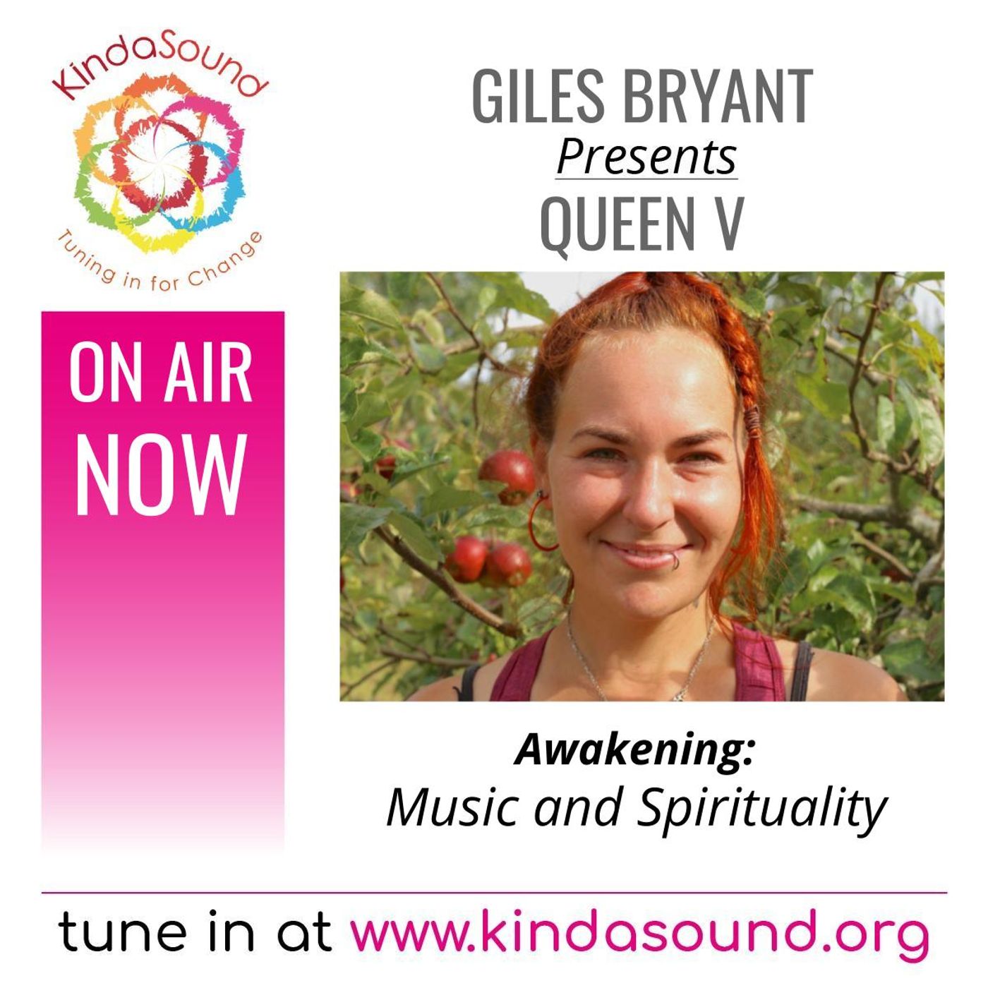 Music and Spirituality with special guest Queen V | Awakening with Giles Bryant