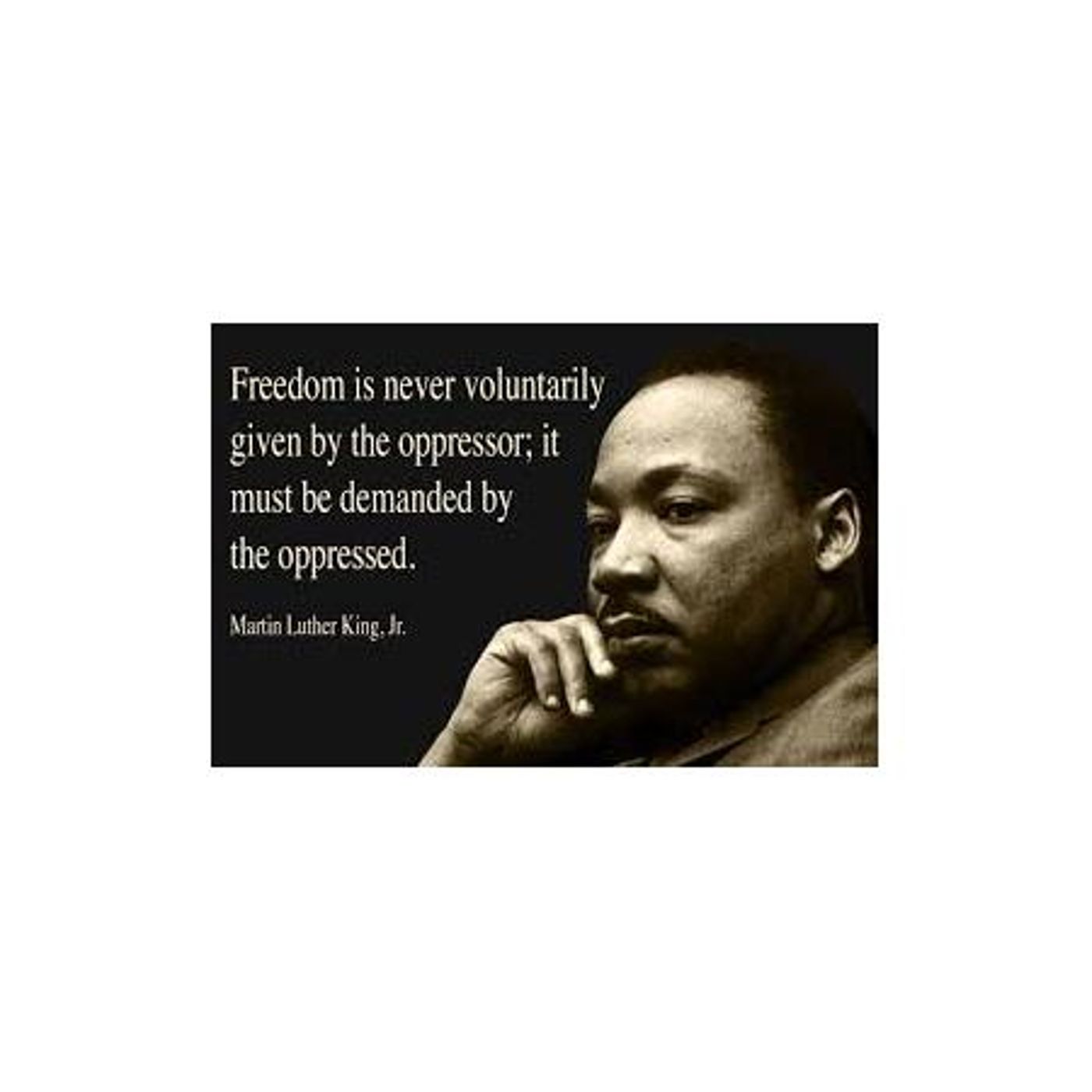 What impact has Dr. Martin Luther King dream & Obama presidency had on your life episode artwork