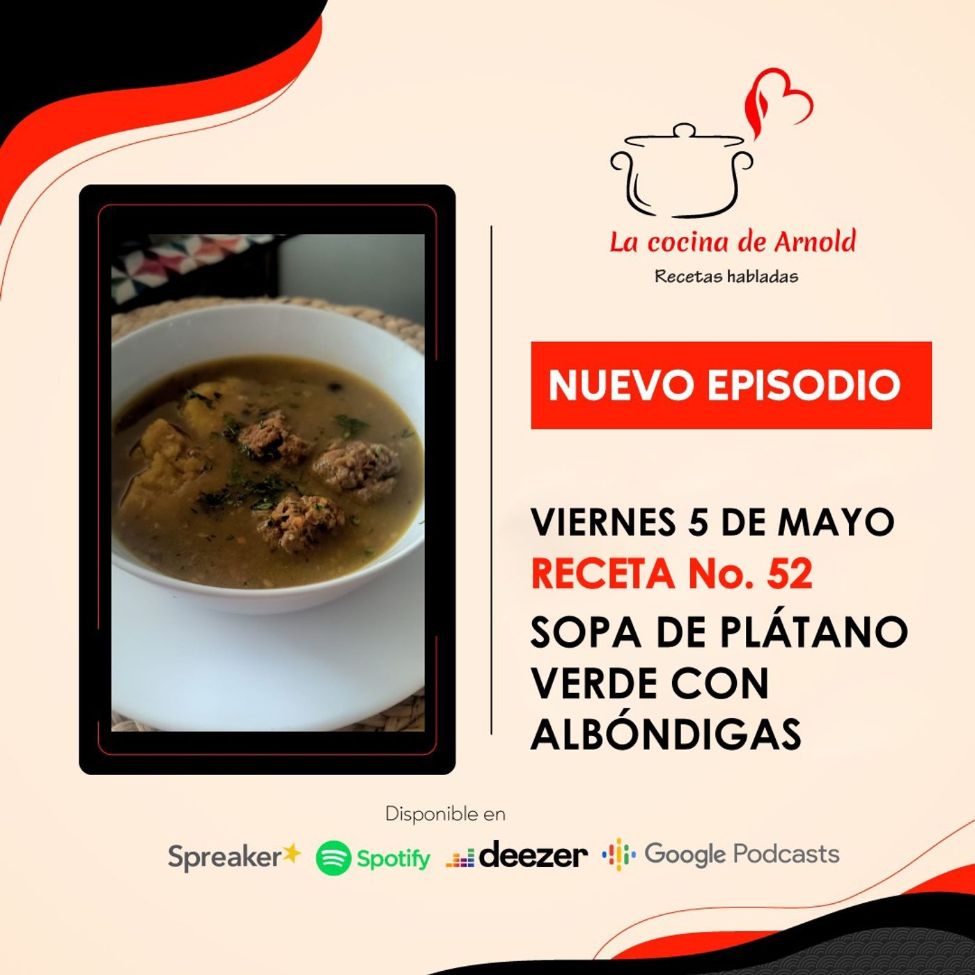 La cocina de Arnold, recetas habladas
