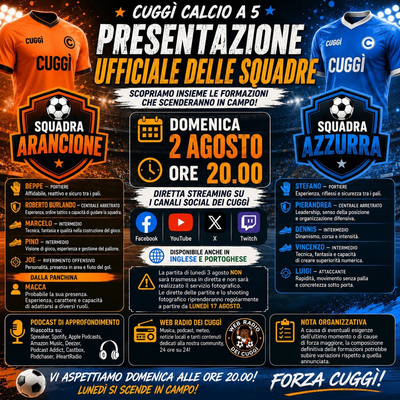Le Formazioni del 03-08-26 episode artwork