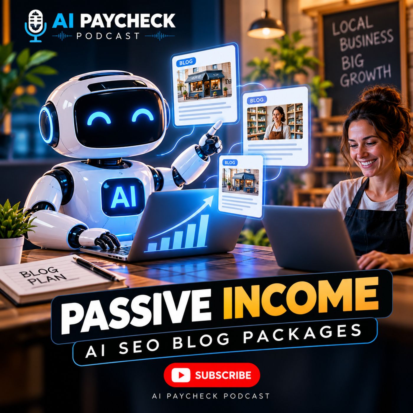 How to Make Passive Income Selling AI SEO Blog Packages to Small Businesses episode artwork