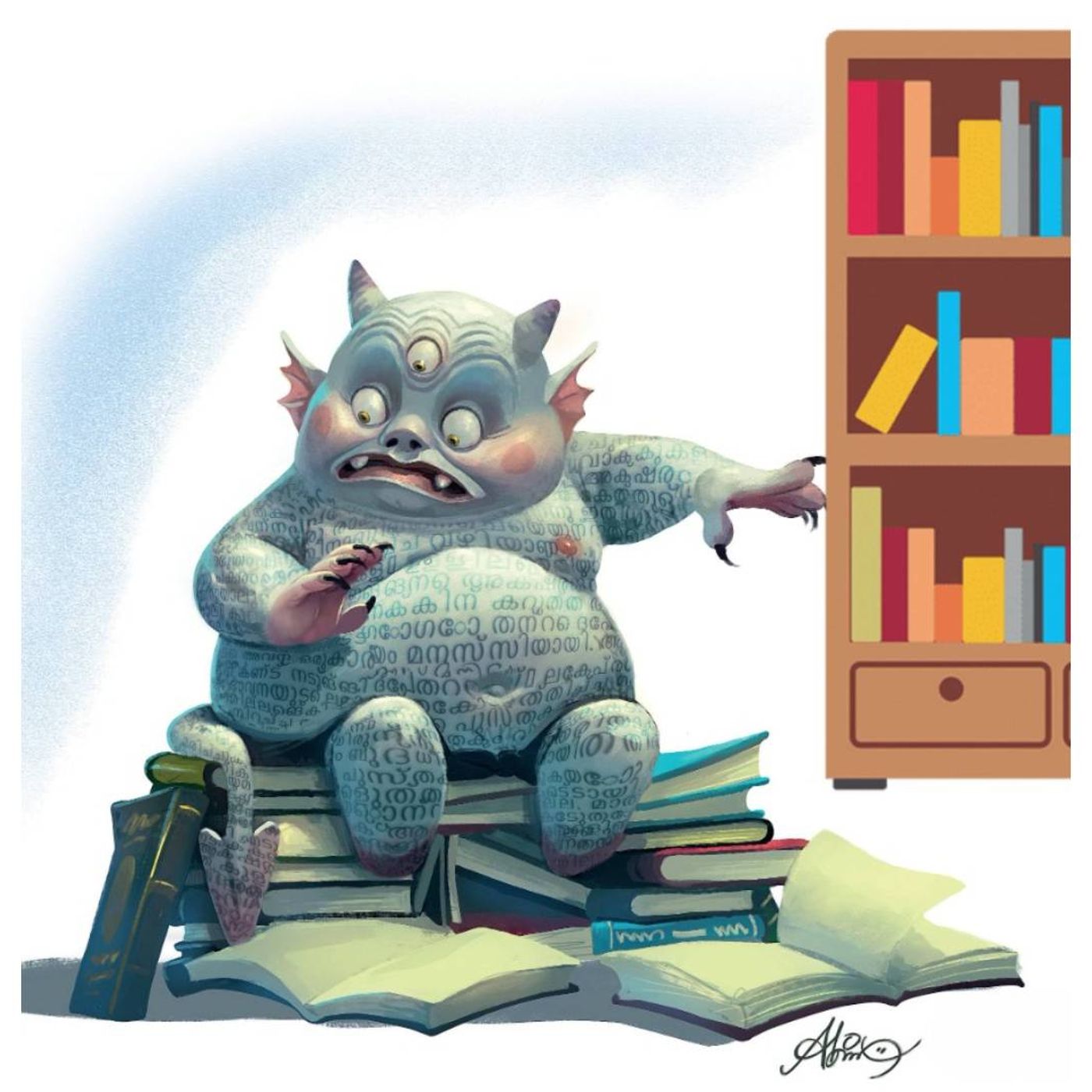 പുസ്തക രാക്ഷസന്‍ | കുട്ടിക്കഥകള്‍ | Malayalam Kids Stories