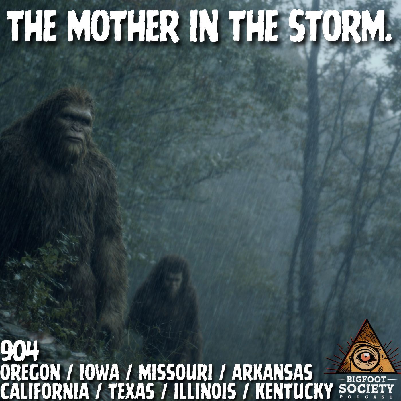 Caught in the Rain With the Hairy Folk!