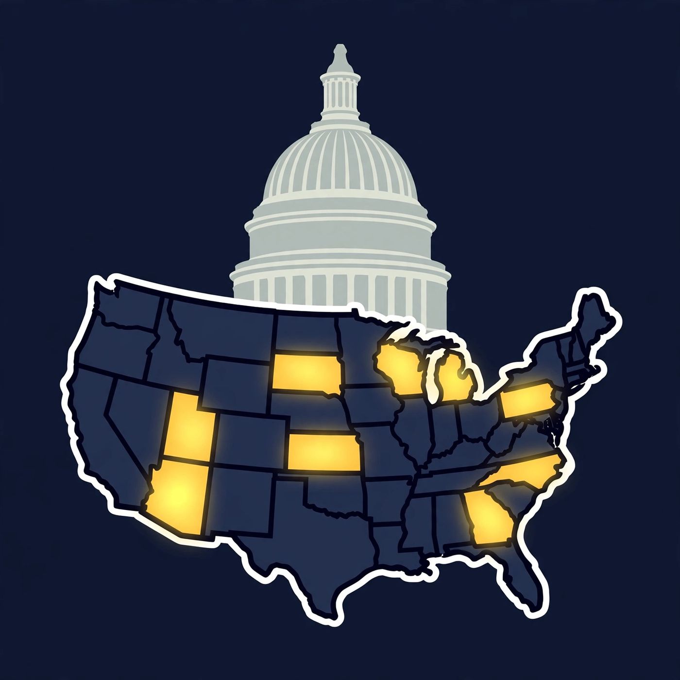 Seven Toss-Ups: The Senate Map That Decides Everything