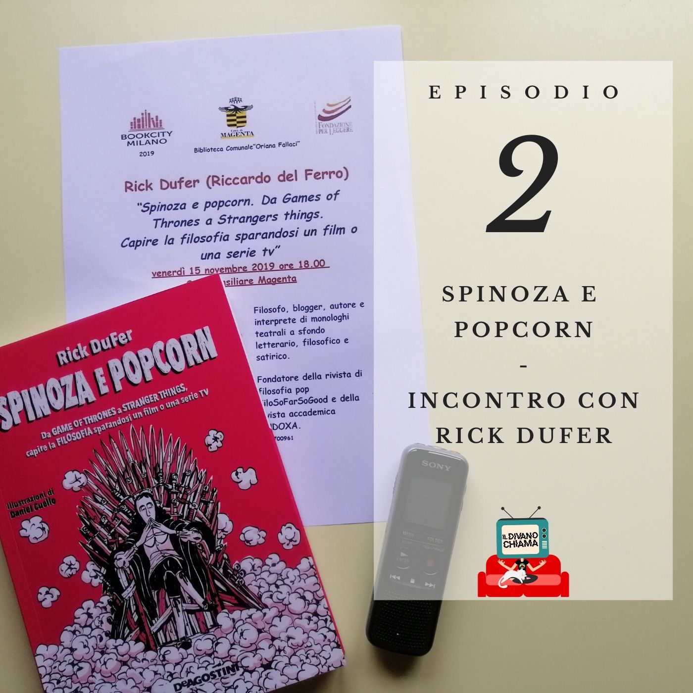 Puntata 02 - Spinoza e popcorn - Incontro con Rick DuFer episode artwork