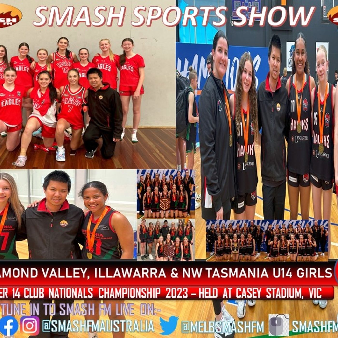 SSS10THYR: BA U14 Club Nationals Championship Post Game Interviews with Diamond Valley, Illawarra & NW Tasmania Girls 290923
