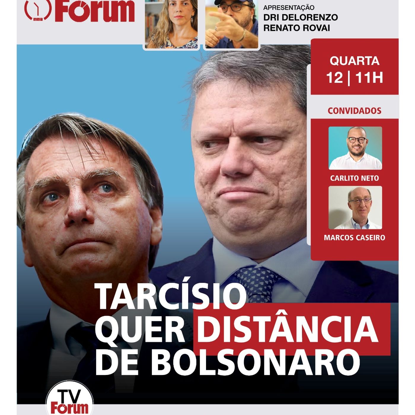 Tarcísio: longe de Bolsonaro | Derrite recua | Zanatta: emendas para clube amigo e vídeo chocante