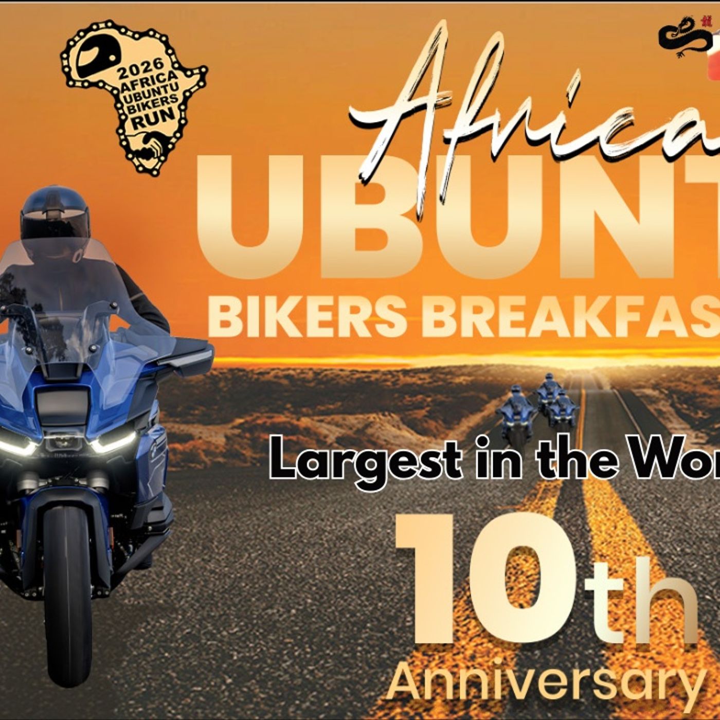 South African Ubuntu Bikers Run - LARGEST IN THE WORLD!!