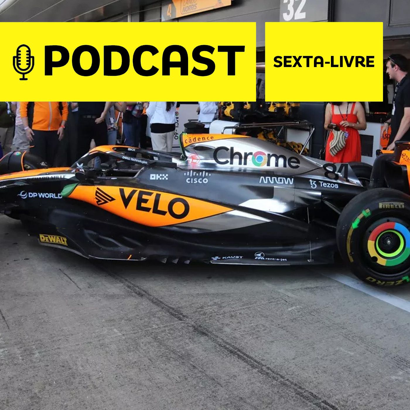 Podcast Sexta Livre - Verstappen bate Sainz por só 0s022 e lidera 6ª. Albon 3º de novo e especulado na Ferrari episode artwork